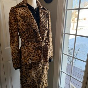 Insight Leopard Print  Jacket and Skirt